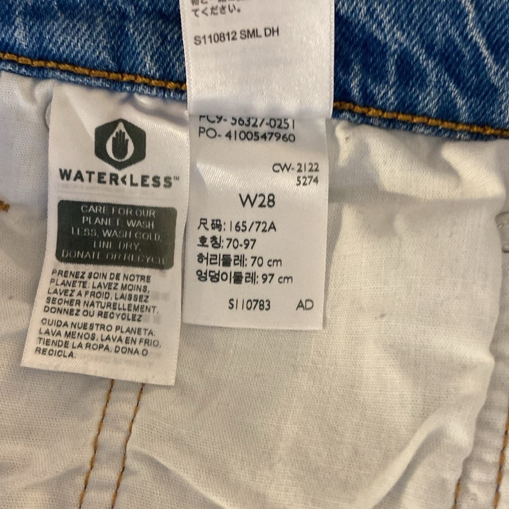 Levi's Women's 501 Original Shorts, Jazz Solo-Medium Indigo, sz 28 - Picture 6 of 6